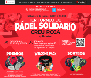 Imagen pádel solidario Creu Roja