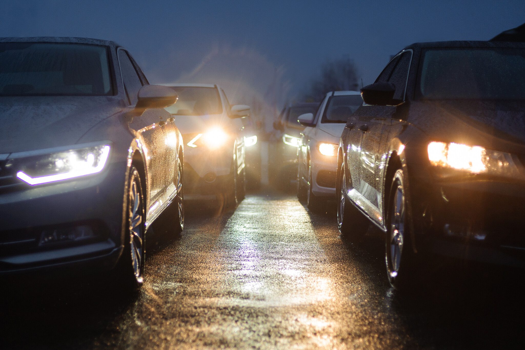 tipos de luces vehículo tipos de luces coche por la noche