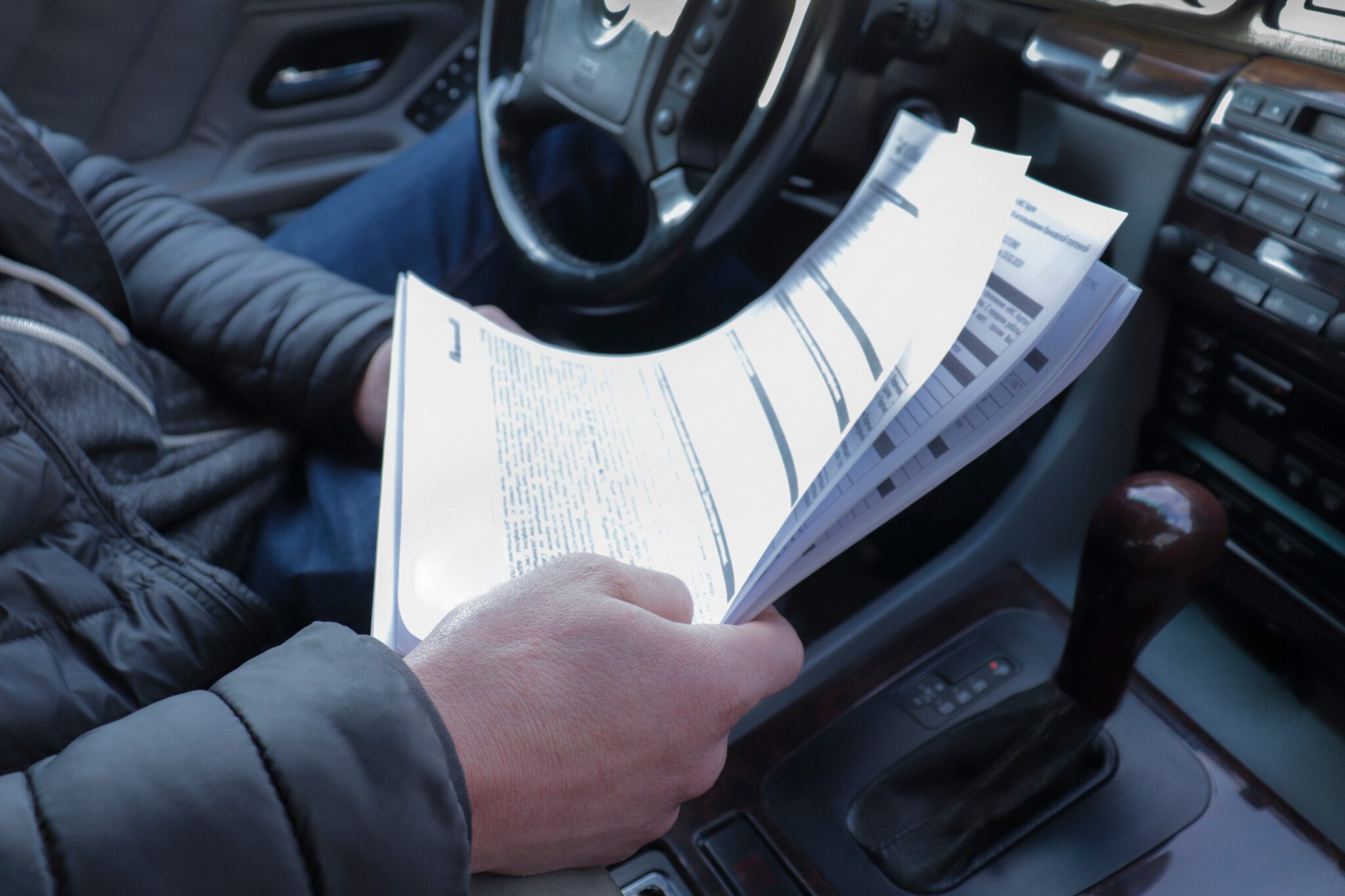 documentación del vehículo documentación del coche portada