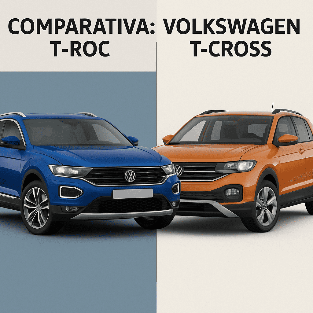 comparativa volkswagen t-roc vs t-cross